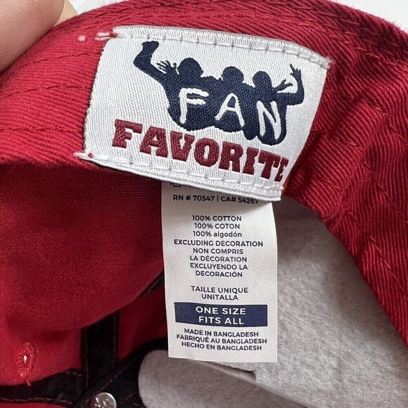 Fan Favorite St.Louis Cardinals Cap Hat Mens Red Logo Athletic MLB Baseball Hat - Picture 7 of 7